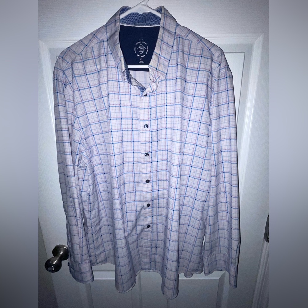 CON.STRUCT Blue Moisture Wicking Shirt XL